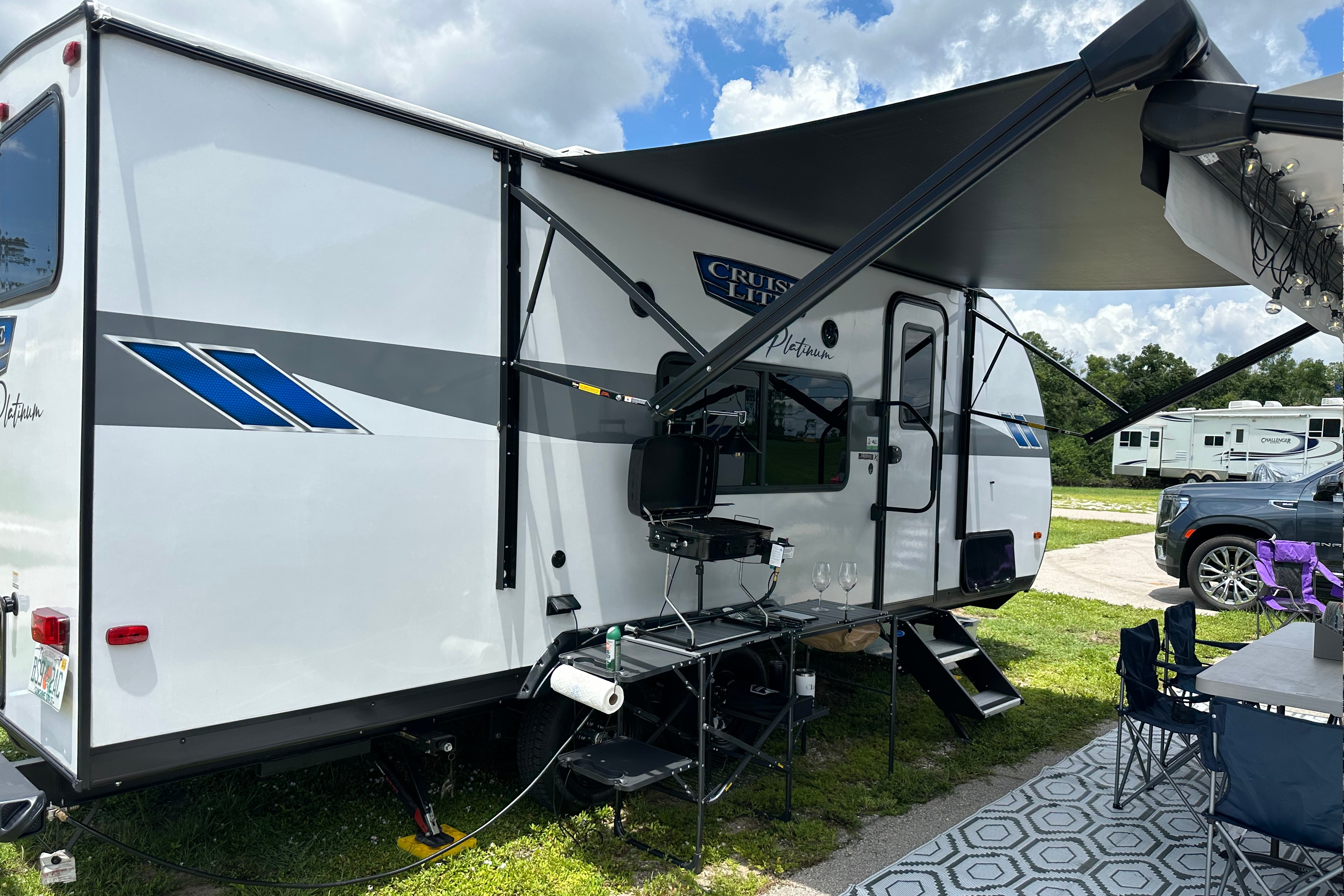 MEET LINCOLN OUR LUX RV, ASK ABOUT OUR ADDONS.