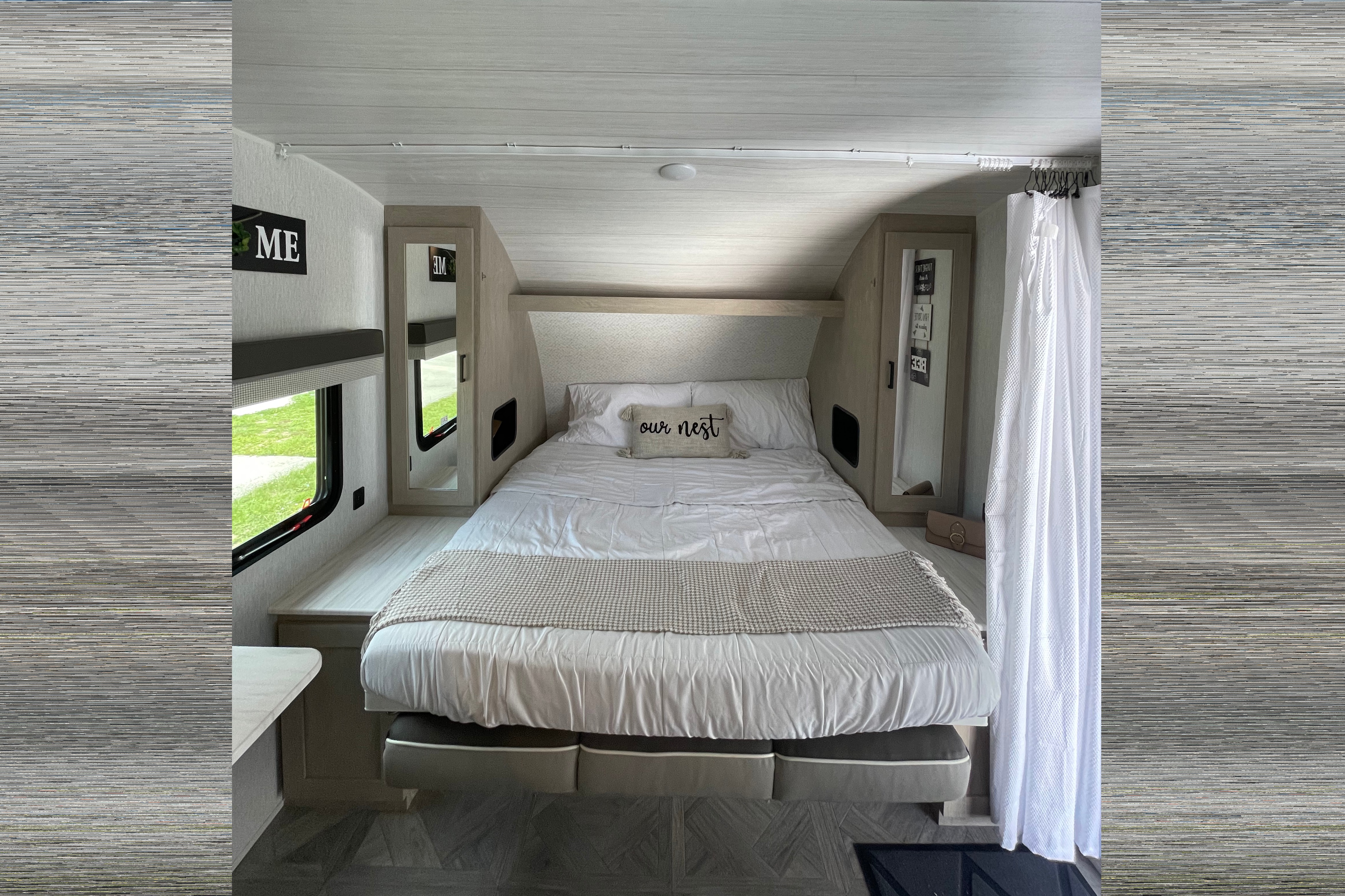 MEET LINCOLN OUR LUX RV, ASK ABOUT OUR ADDONS.