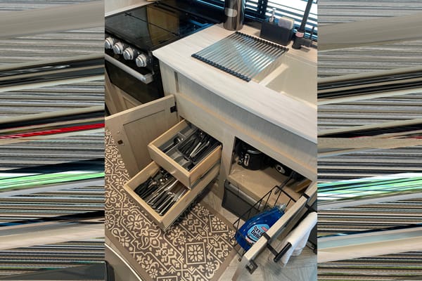 MEET LINCOLN OUR LUX RV, ASK ABOUT OUR ADDONS.