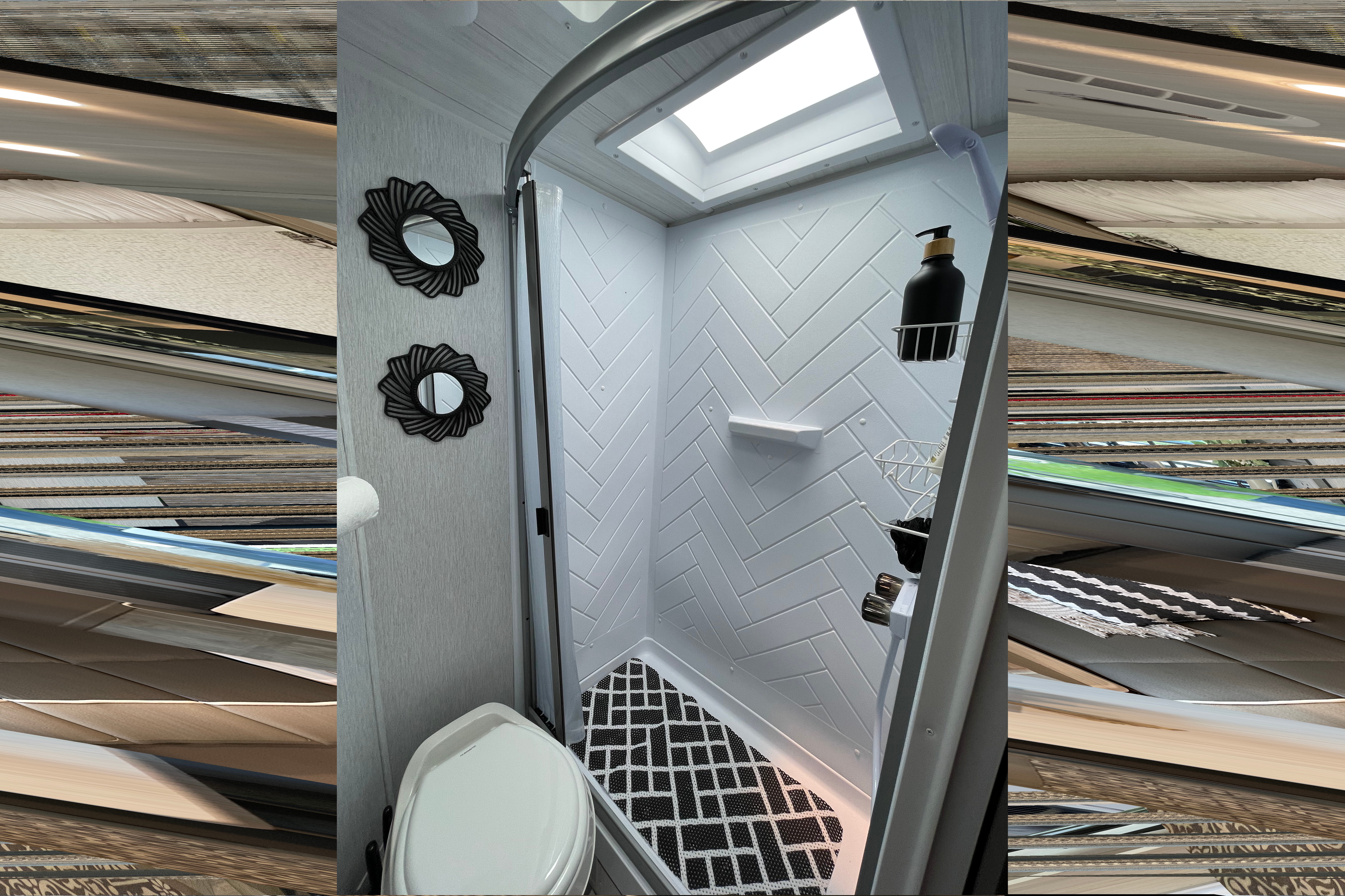 MEET LINCOLN OUR LUX RV, ASK ABOUT OUR ADDONS.
