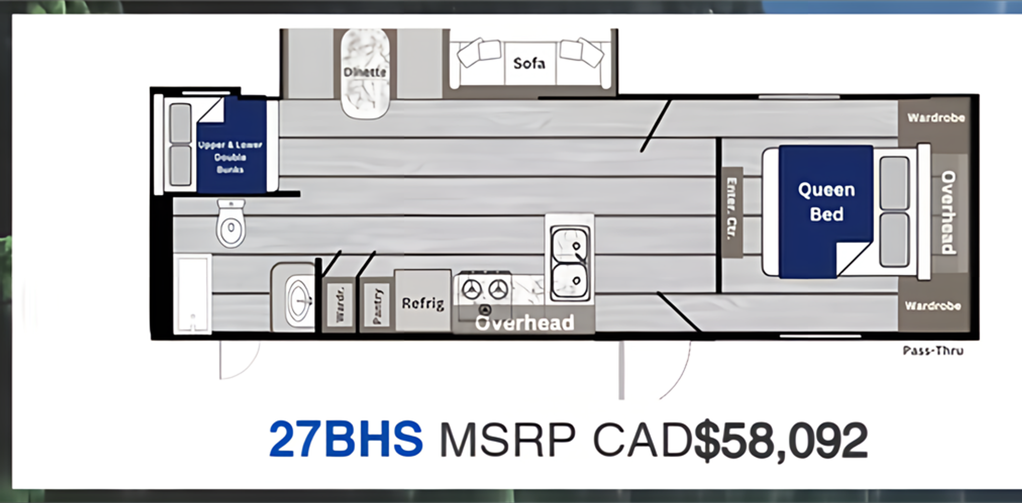 Grand River 29BHS Travel Trailer