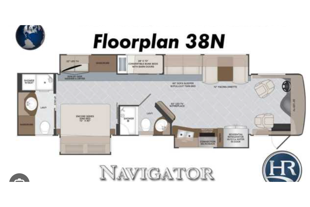 Leo's Legend 2022 Holiday Rambler Navigator 38N