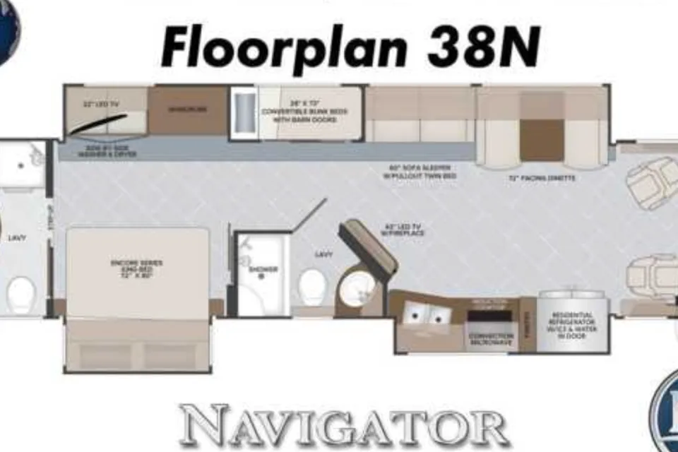 Leo's Legend 2022 Holiday Rambler Navigator 38N