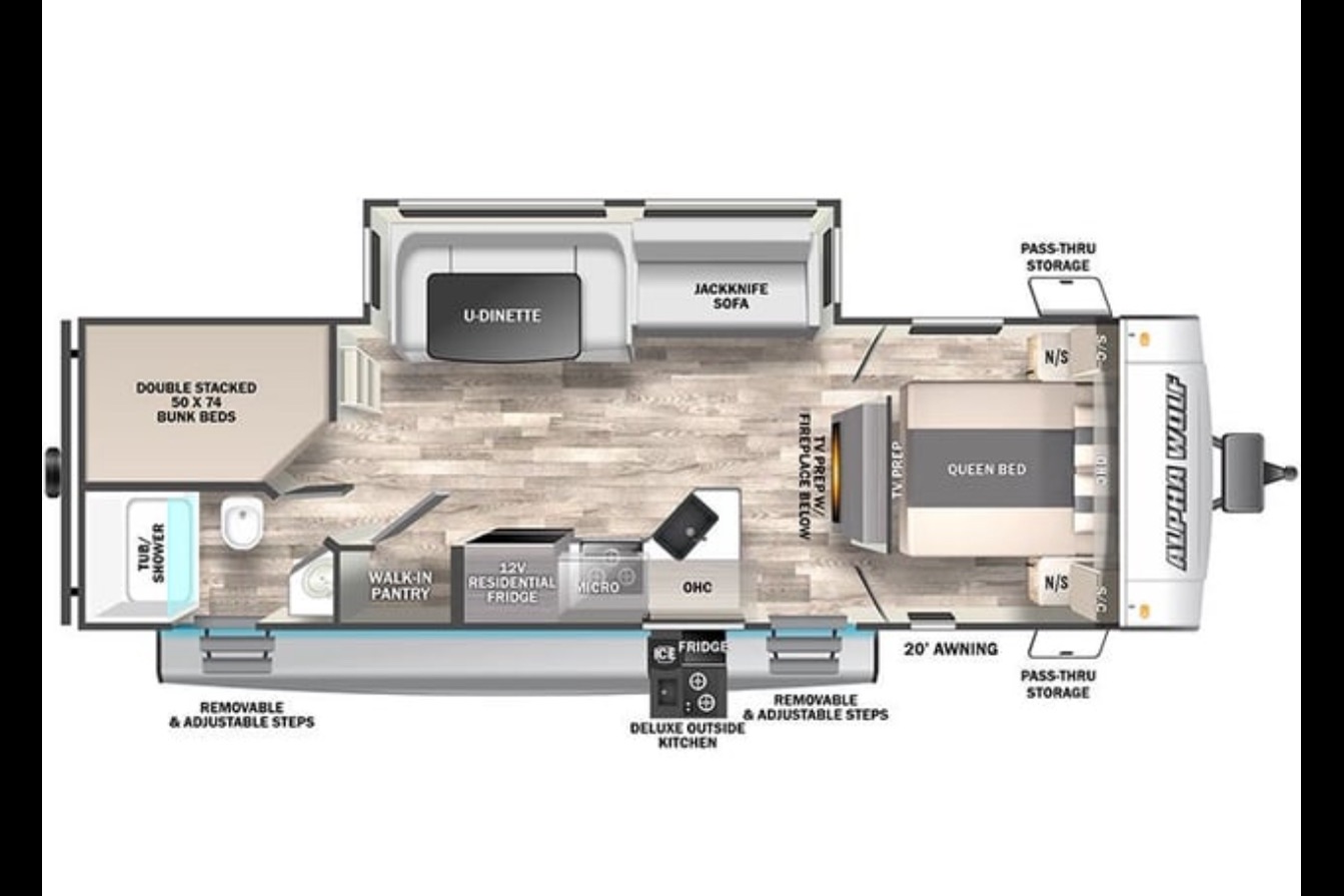 Bougie glamping! 2023 Alpha Wolf - sleeps 8, FULLY STOCKED!