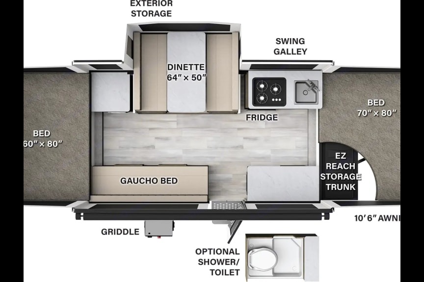 DANIEL's Forest River Rockwood Esp 2318 Tent Trailer