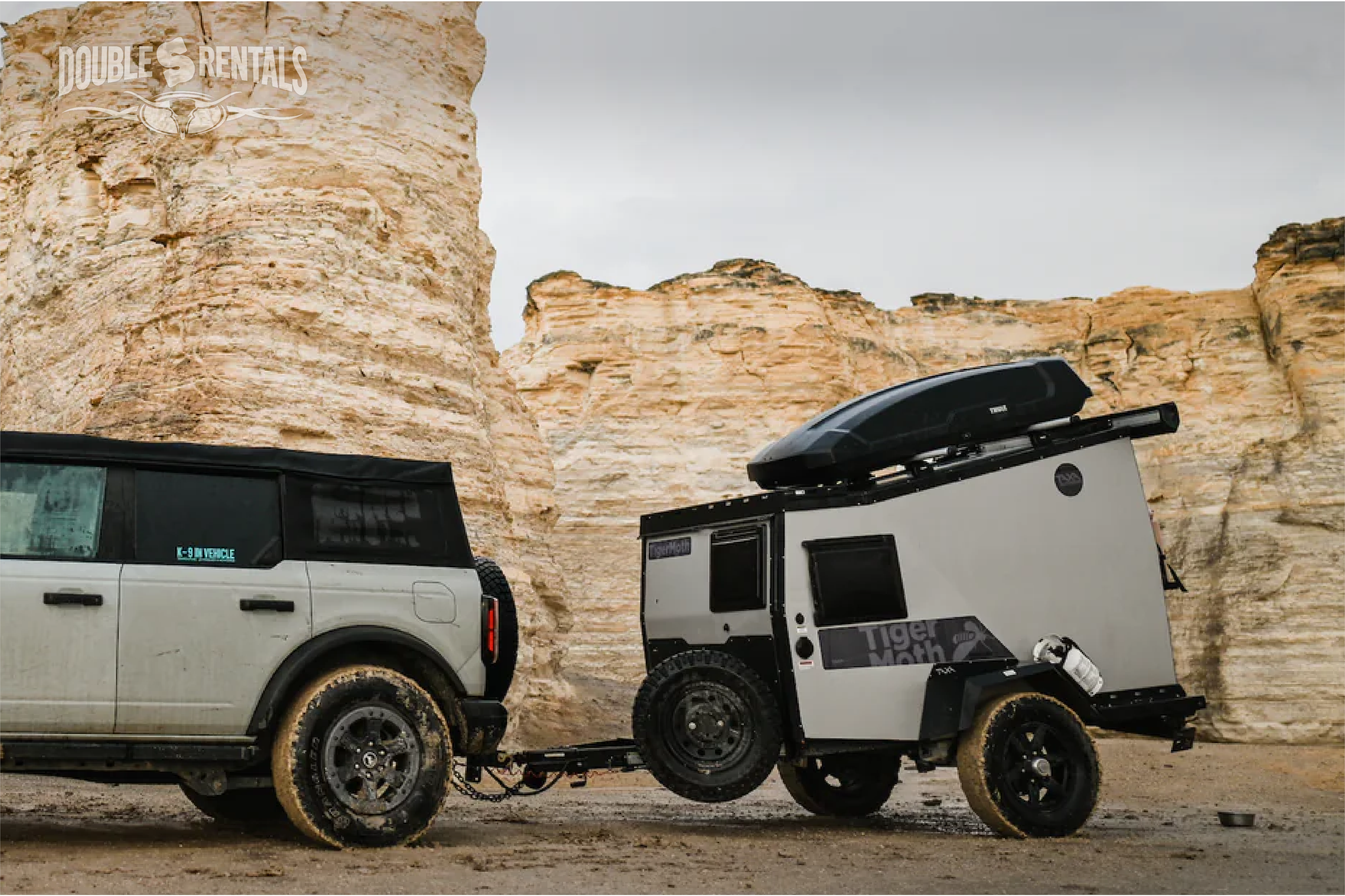 TIGERMOTH Overlander Camper w/ Rooftop Tent & Kitchen