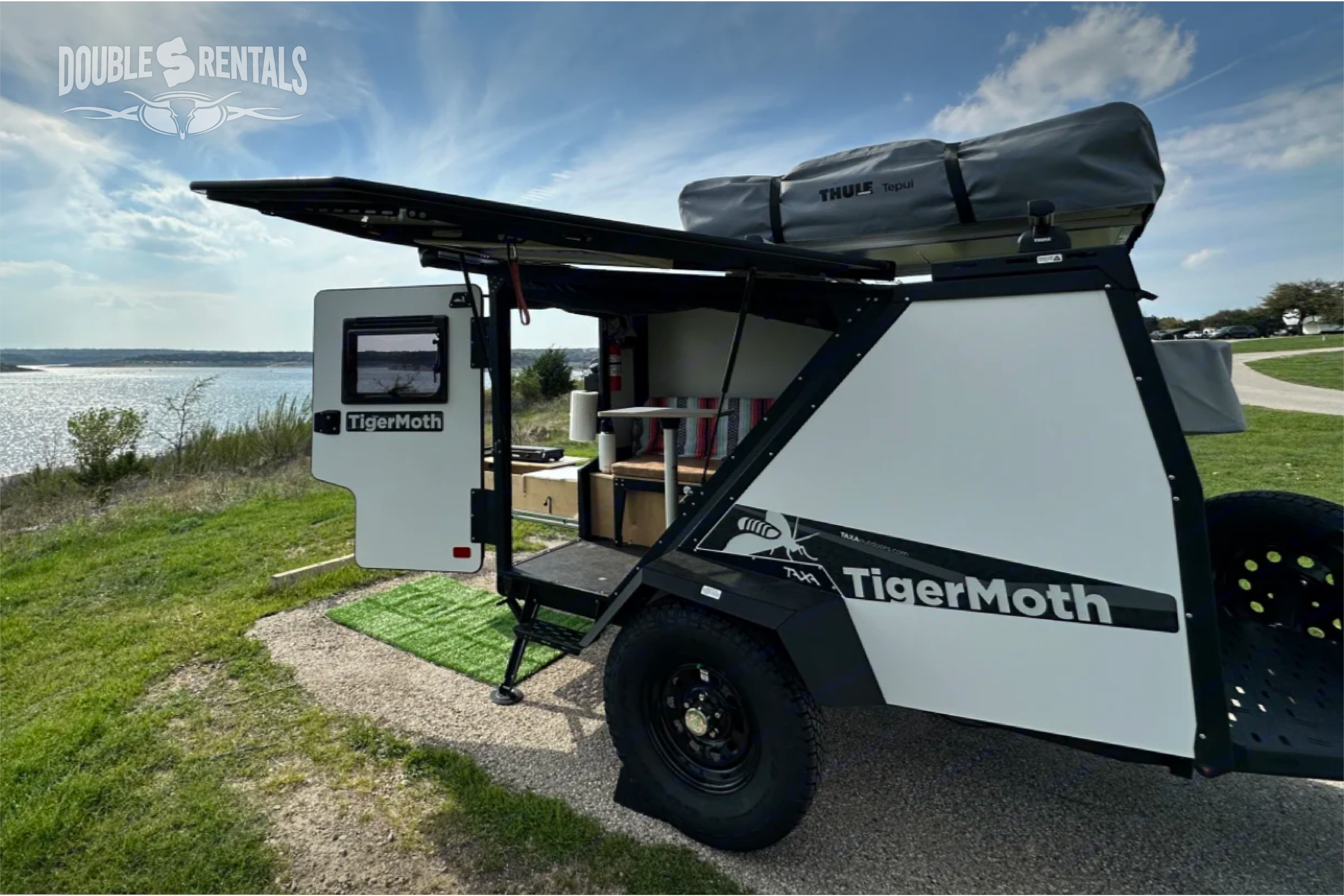 TIGERMOTH Overlander Camper w/ Rooftop Tent & Kitchen