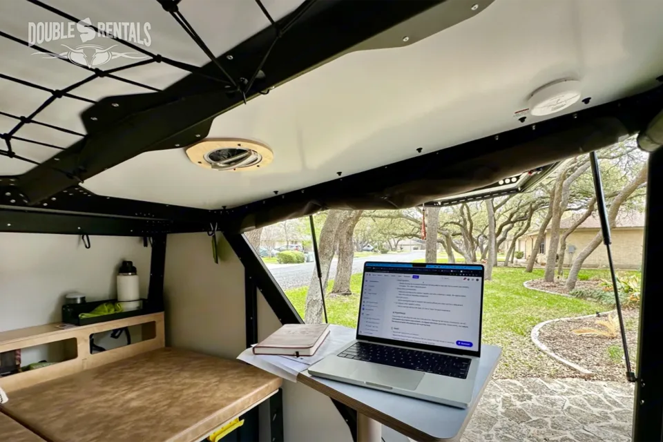 TIGERMOTH Overlander Camper w/ Rooftop Tent & Kitchen