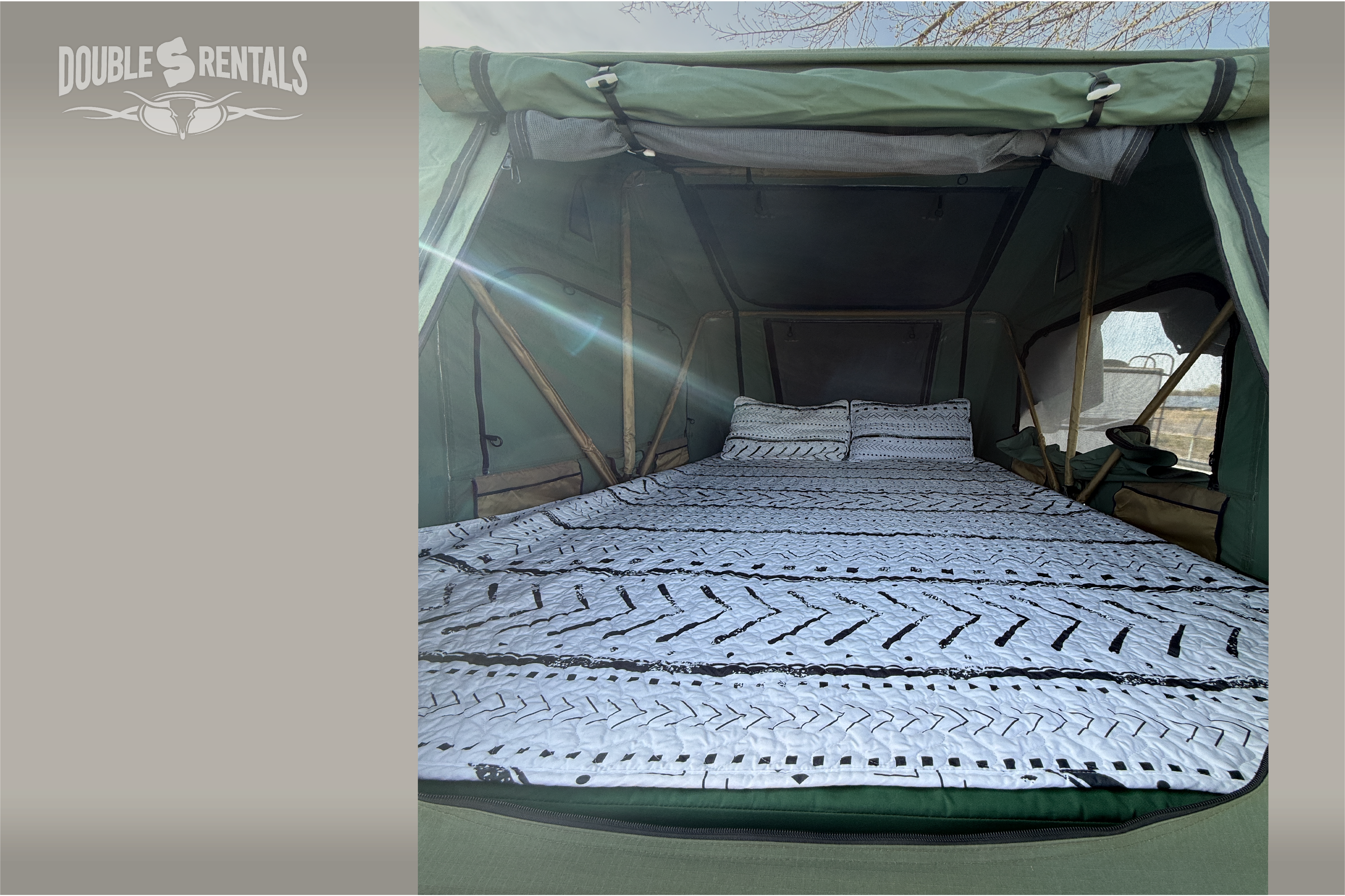 TIGERMOTH Overlander Camper w/ Rooftop Tent & Kitchen