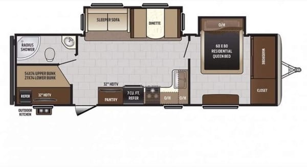 John's Sprinter 29 bunk sprinter Travel Trailer