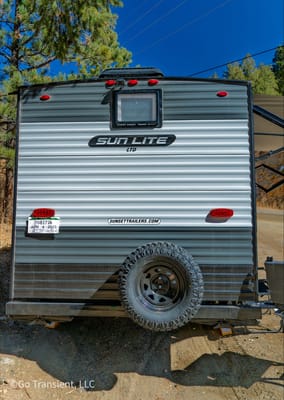 Solar-powered, light-weight, family adventure bunk house