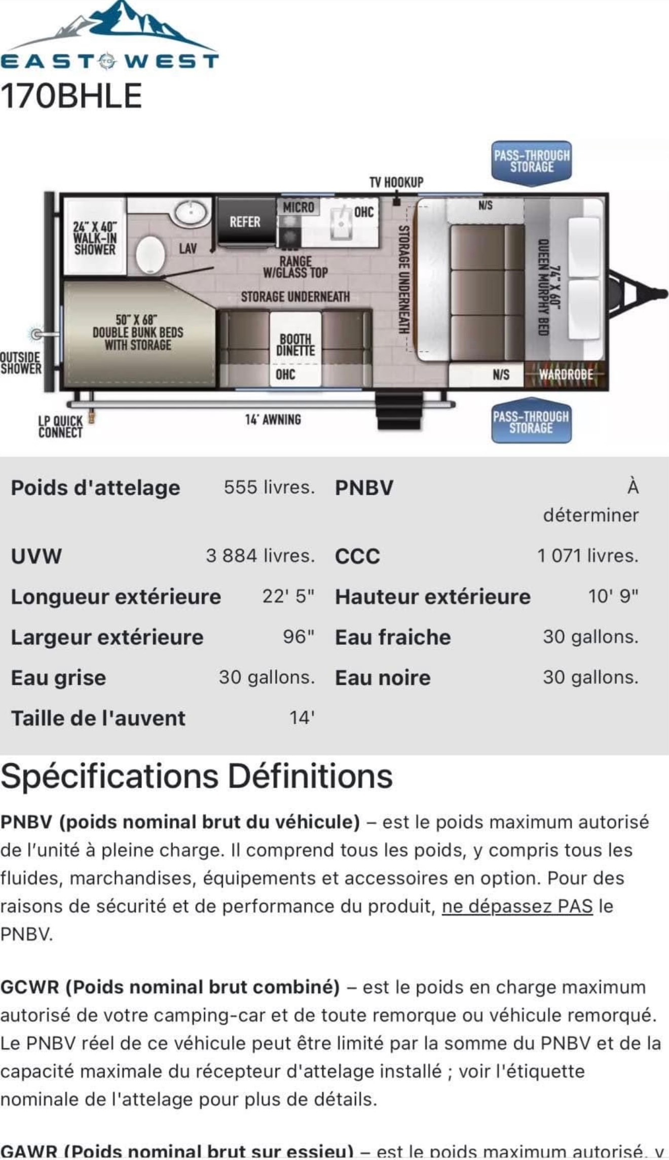 Émilie's East to West Della Terra 170 Travel Trailer