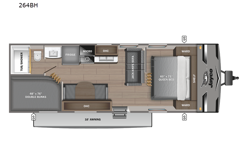 Jayco Jay Flight 264BH Travel Trailer