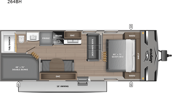 Jayco Jay Flight 264BH Travel Trailer