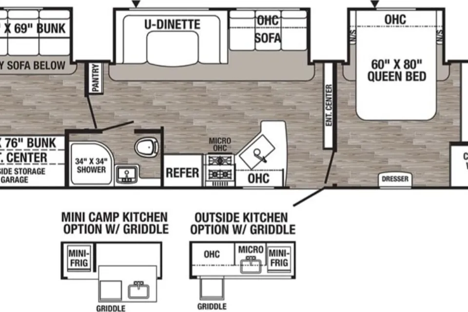 Ricky's Palomino Puma Bunkhouse