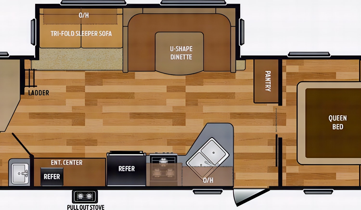 Keystone Hideout 26BHWE Travel Trailer