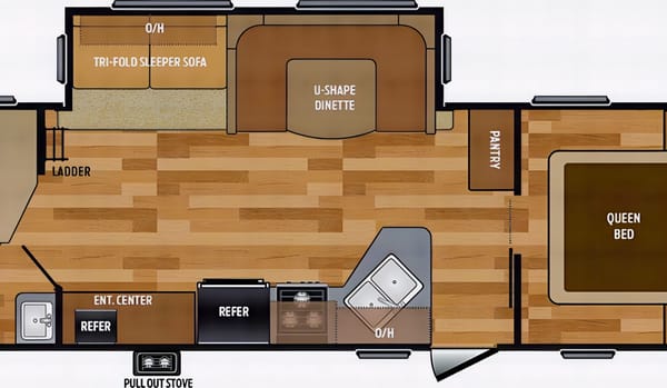 Keystone Hideout 26BHWE Travel Trailer