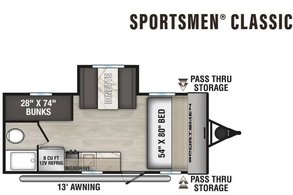KZ Sportsman Classic Travel Trailer 181BH - Summer time