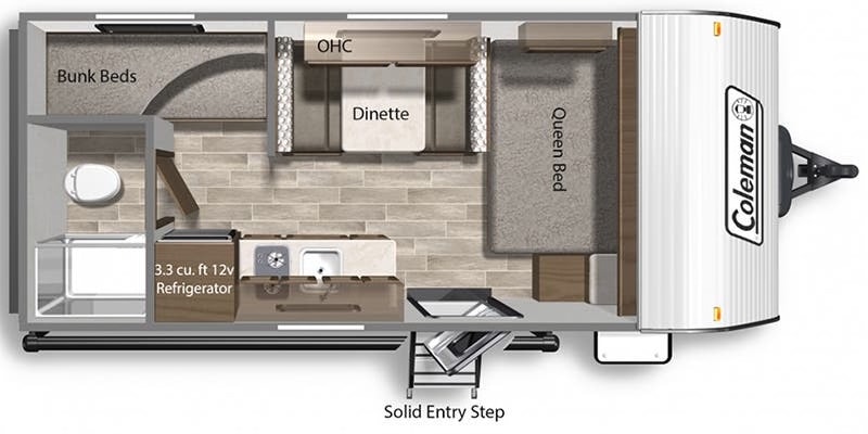 JOBAS Coleman 17B Travel Trailer