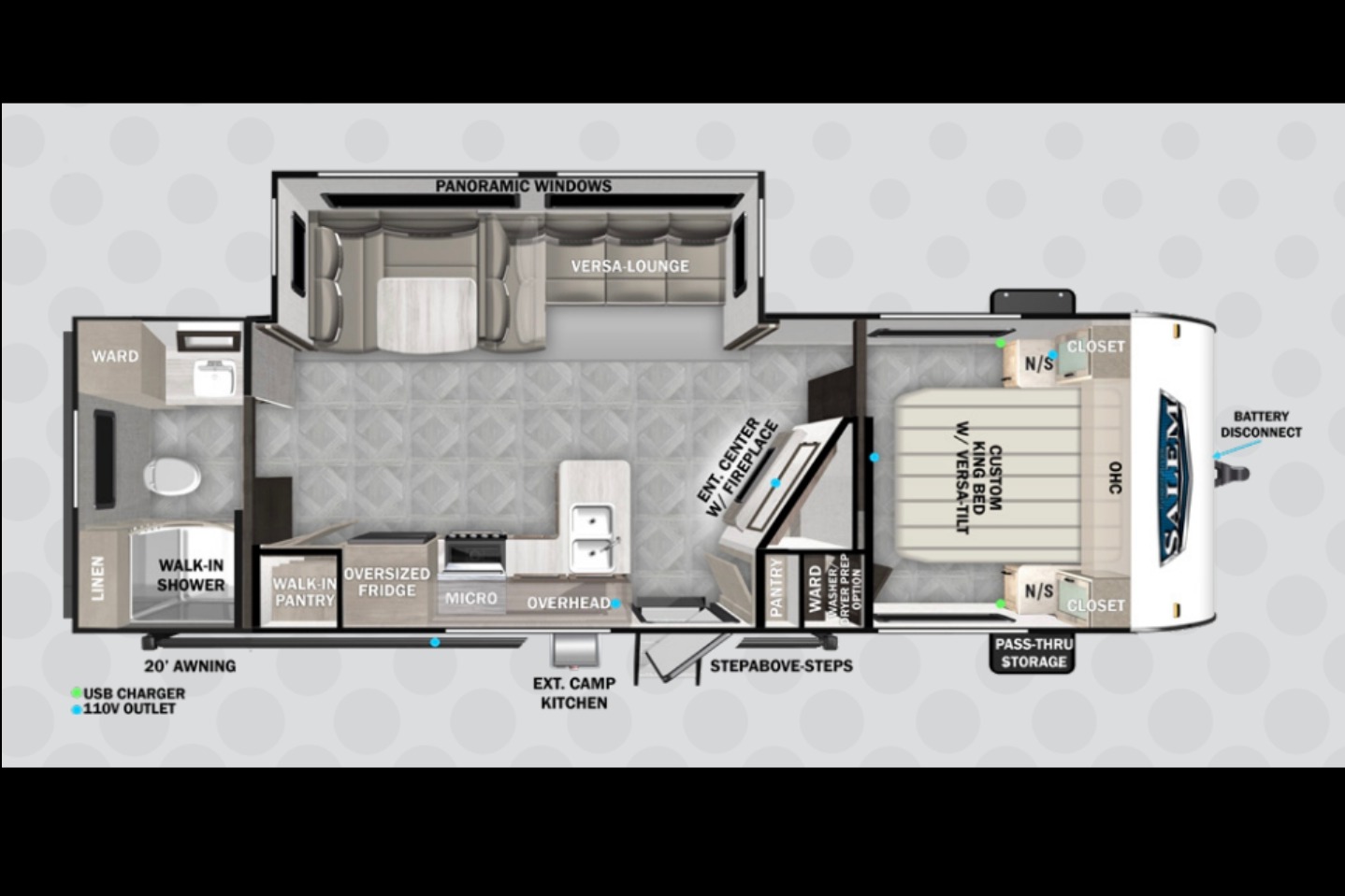 Salem 26RBS Travel Trailer