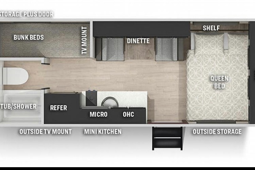 *TV, Solar, Bunkbeds..*