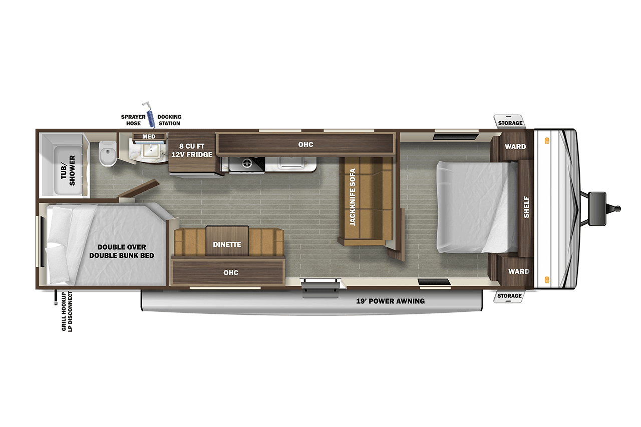 Clean & Fully Equipped Family Bunkhouse – Easy Setup Starcraft 26BH