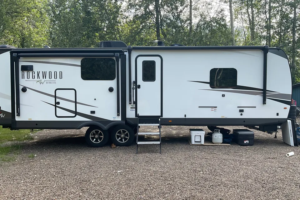 Modern Rockwood Ultra Lite — Fully Equipped, Turn-Key Camping + Paddle Board Add-Ons