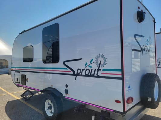 Venture in our New Keystone Sprout 15RBS Travel Trailer