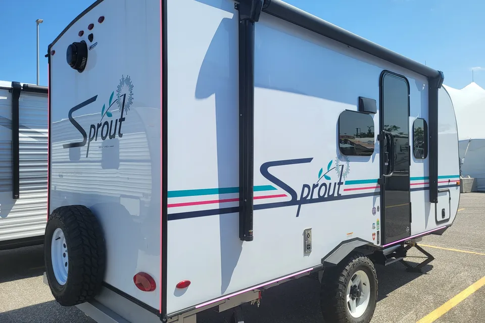 Venture in our New Keystone Sprout 15RBS Travel Trailer