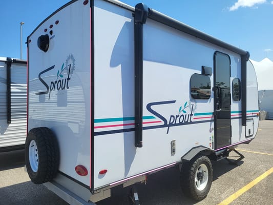 Venture in our New Keystone Sprout 15RBS Travel Trailer