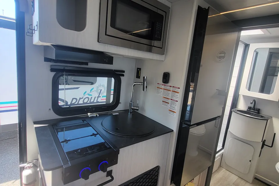 Venture in our New Keystone Sprout 15RBS Travel Trailer