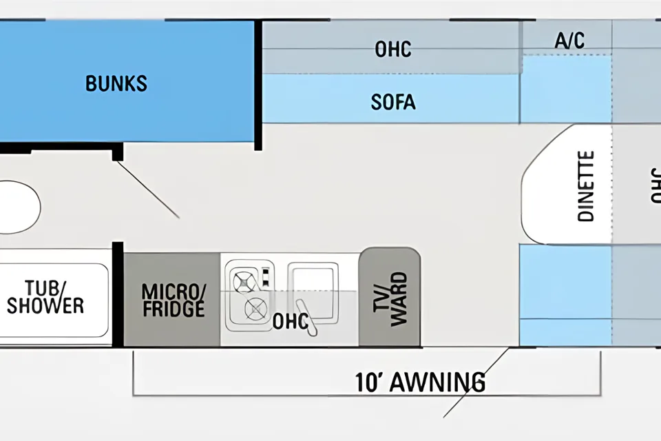 Hassle-Free Family Camping SUV Towable Jayco Swift With Bunks Sleeps 5