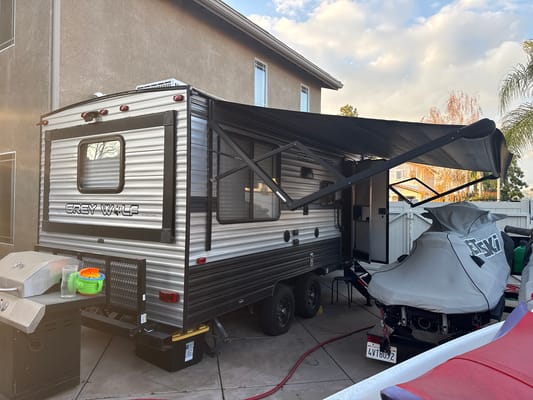 Brooke's Forest River Grey Wolf Fifth Wheel