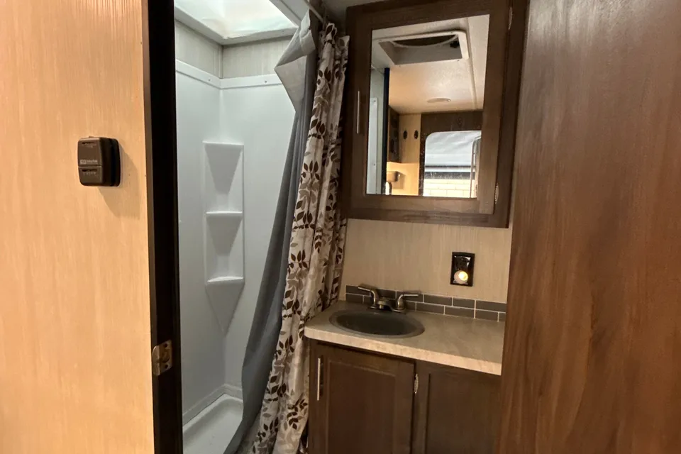 Brooke's Forest River Grey Wolf Fifth Wheel