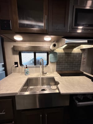 Brooke's Forest River Grey Wolf Fifth Wheel
