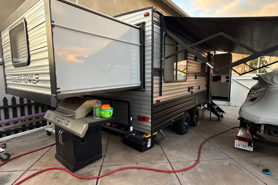 Brooke's Forest River Grey Wolf Fifth Wheel