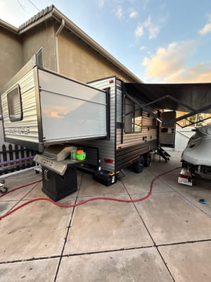 Brooke's Forest River Grey Wolf Fifth Wheel