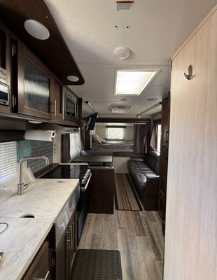 Brooke's Forest River Grey Wolf Fifth Wheel
