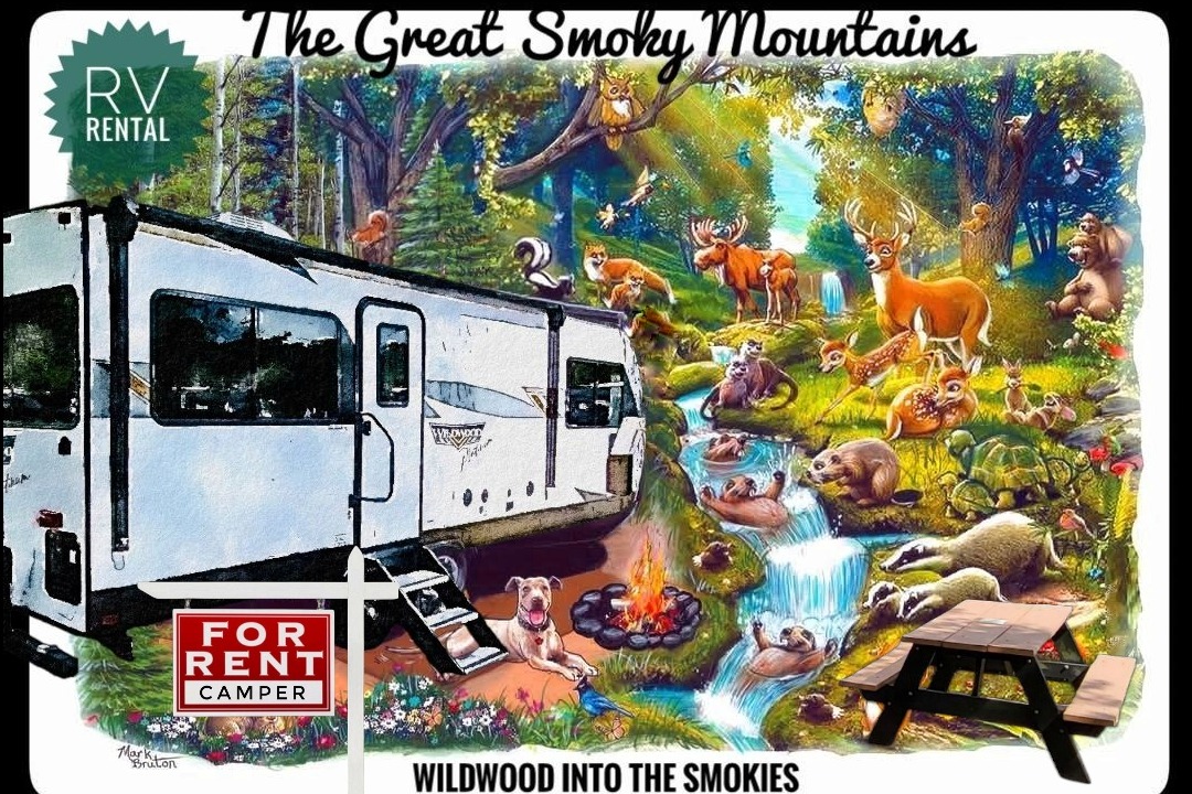 😀BOOK NOW #1: Wildwood into the Smokies - 2 PETS FREE ⭐⭐⭐⭐⭐