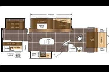 Super Spacious Bunk-House Travel Trailer