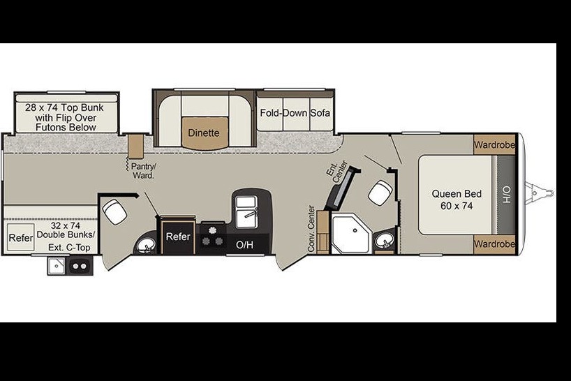 Landon's Keystone Passport 3350BHWE Travel Trailer
