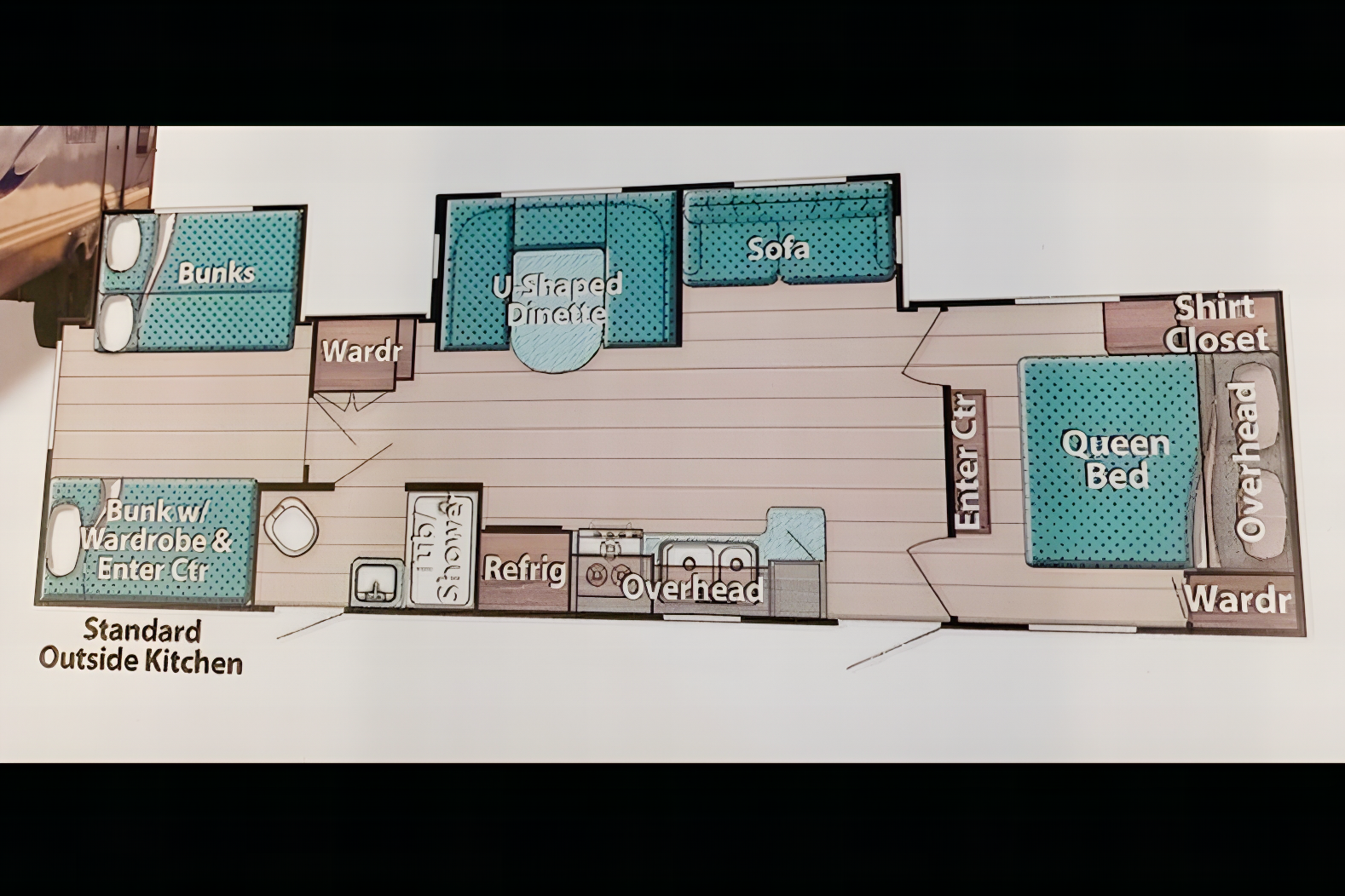Jeff's Grand River Bunkhouse  Travel Trailer