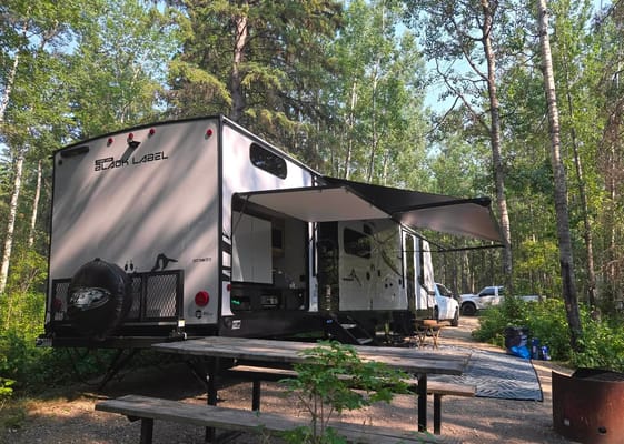 37 Foot Forest River Cherokee Black Label Travel Trailer