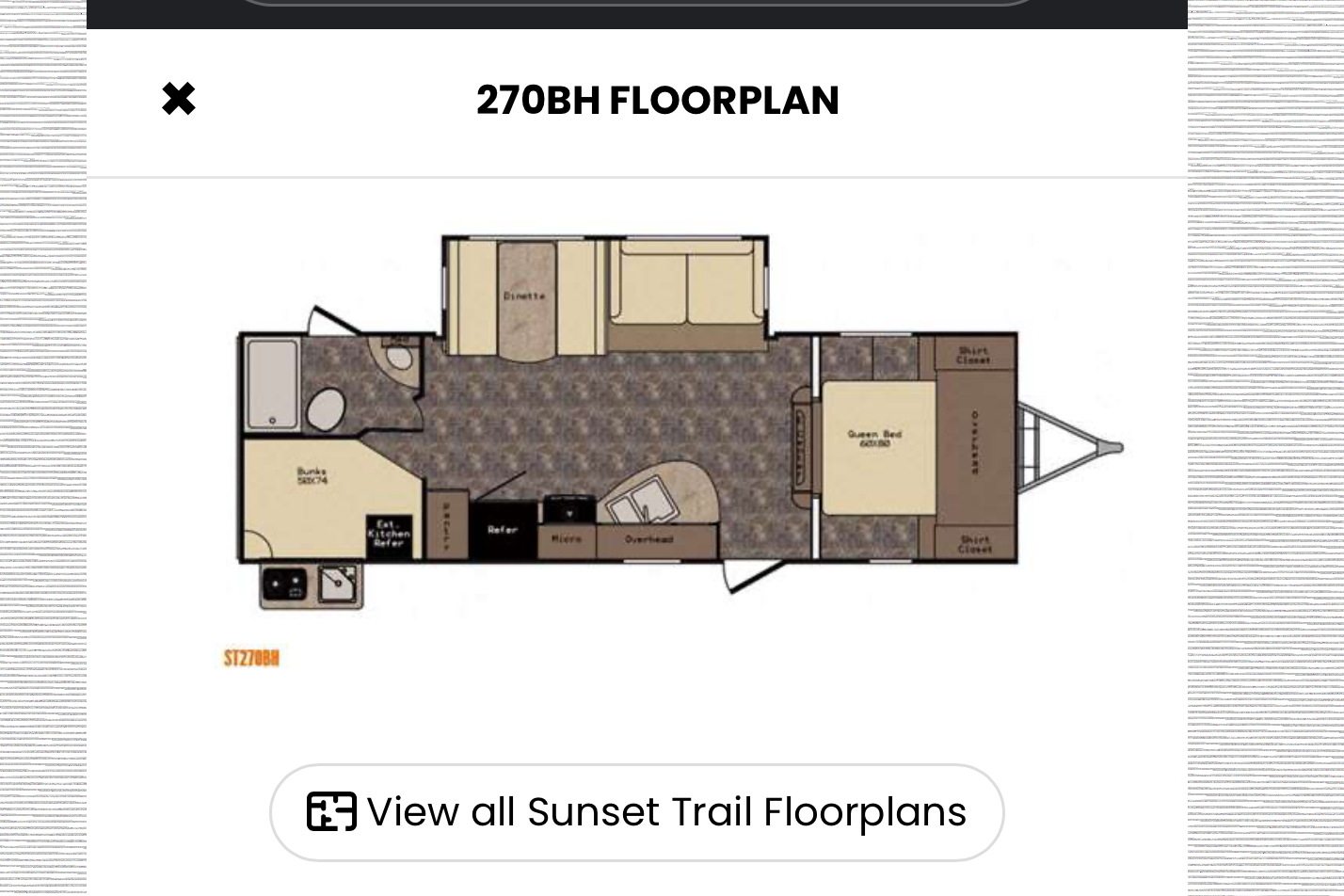 2017 Sunset Trail 270BH
