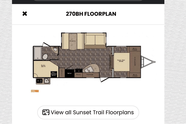 2017 Sunset Trail 270BH
