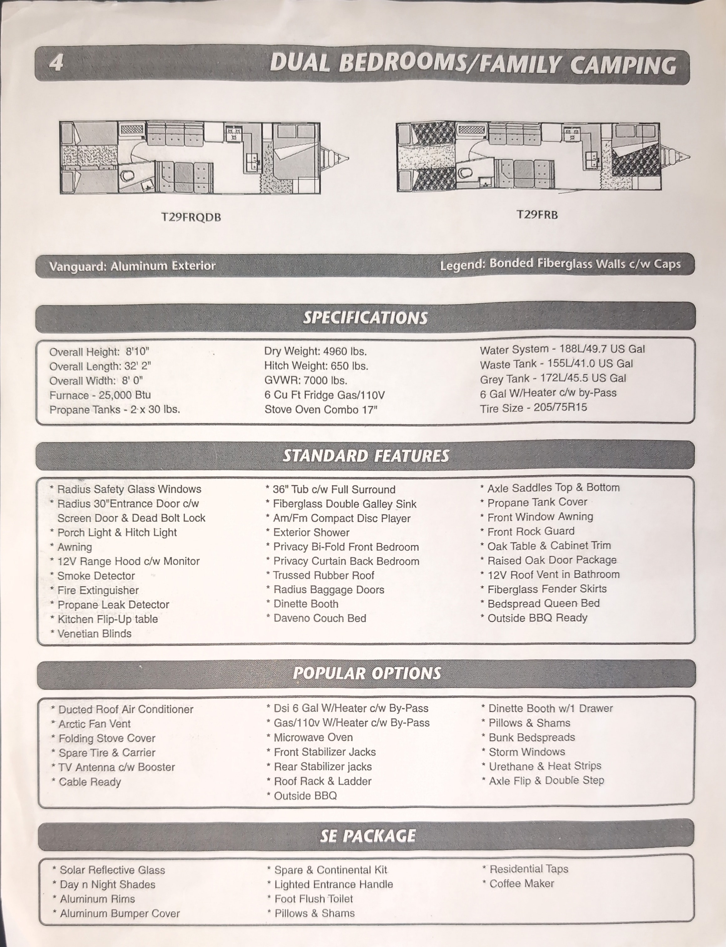 Sean's Vanguard Legend Travel Trailer
