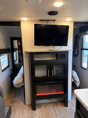 Luxury Greywolf 26DBH Travel Trailer with fireplace