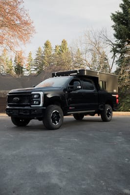 Raptor Rooftop Rentals Ford F-350 Ultimate Tremor with 4 Wheel Truck Camper