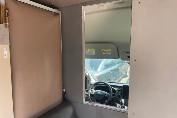 2022 Ford Transit Class B Fully Insulated Big shower queen Bed