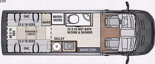 The Teton | 6 Seat belts | Luxury Van